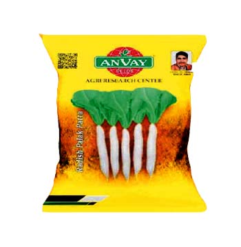 Radish Palak Patta 500gm - Anvay Seeds