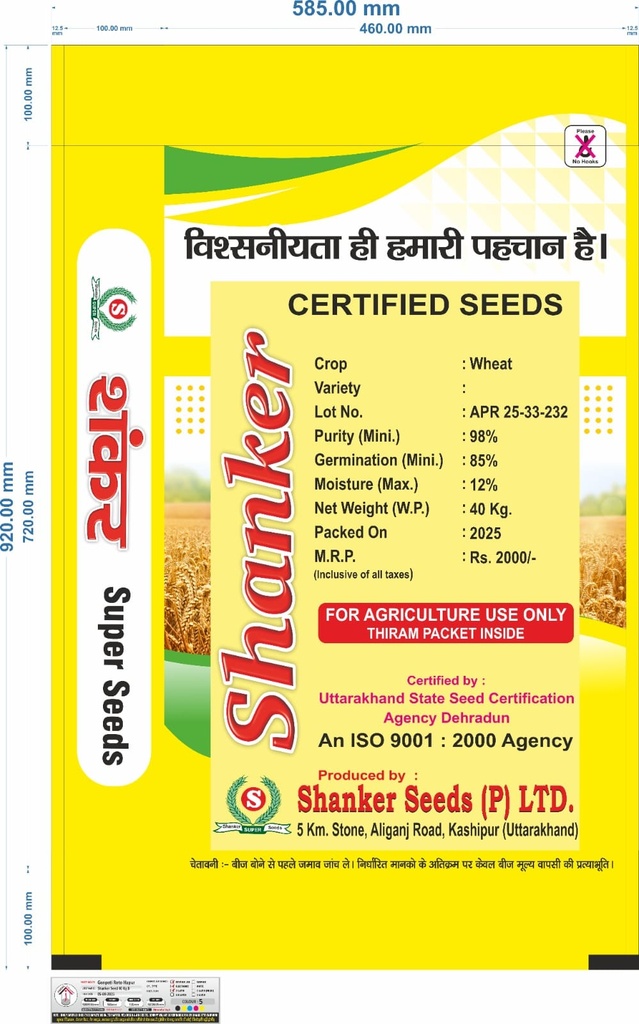 Wheat Seeds - Shanker Seeds 