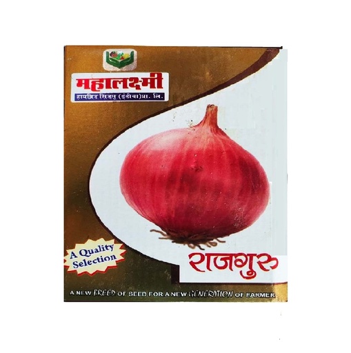 Onion Rajguru 500gm - Mahalaxshmi Seeds 